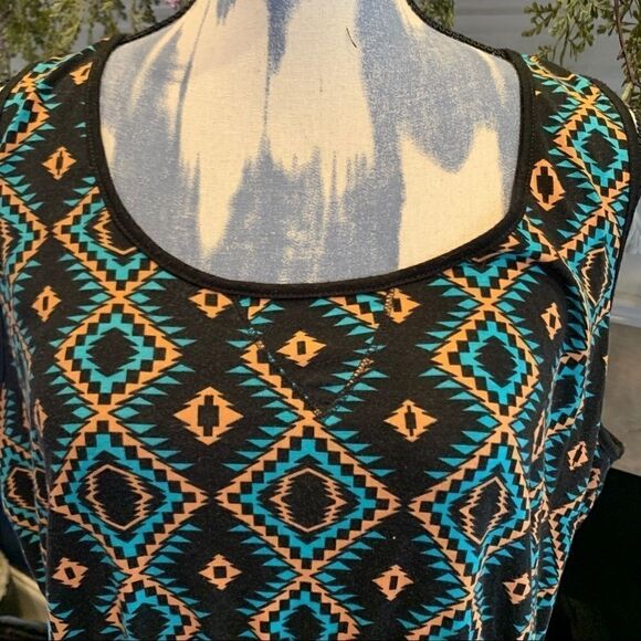 Xhilaration print sleeveless dress - Picture 2 of 7